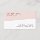 Modern chique minimalistische design Sjabloon Tren Visitekaartje (Voorkant)