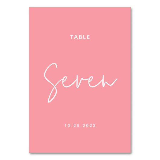 Modern Chique Pastel Roze Handgeschreven Script Br Kaart (Voorkant)