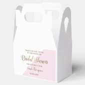 Modern chique Vrijgezellenfeest gouden script Bedankdoosjes (Geopend)