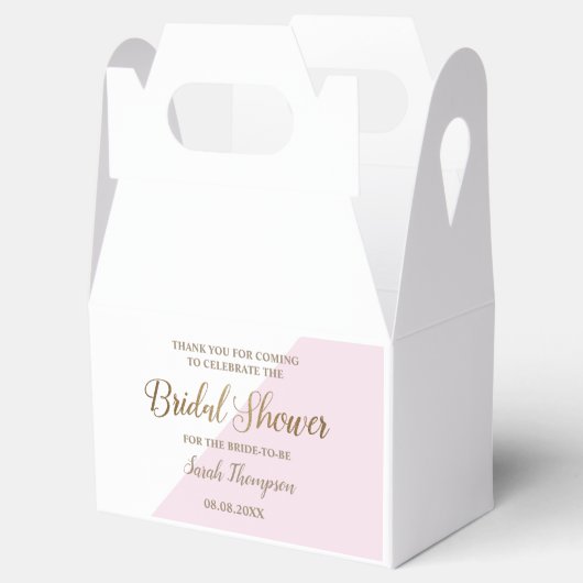 Modern chique Vrijgezellenfeest gouden script Bedankdoosjes (Geopend)