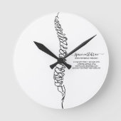 Modern Chiropractic Chiropractor Professional Ronde Klok (Voorkant)