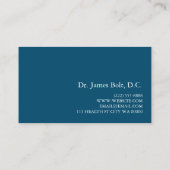 Modern Chiropractic Chiropractor Visitekaartje (Achterkant)