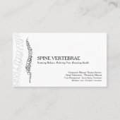 Modern Chiropractic Massage Therapy Visitekaartje (Voorkant)