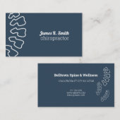 Modern Chiropractic Wellness Visitekaartje (Voorkant / Achterkant)