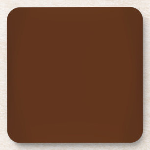 Modern Chocolate Brown Bier Onderzetter