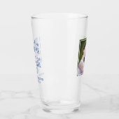 Modern Christelijk Bijbelvers Foto Afstuderen Glas (Links)