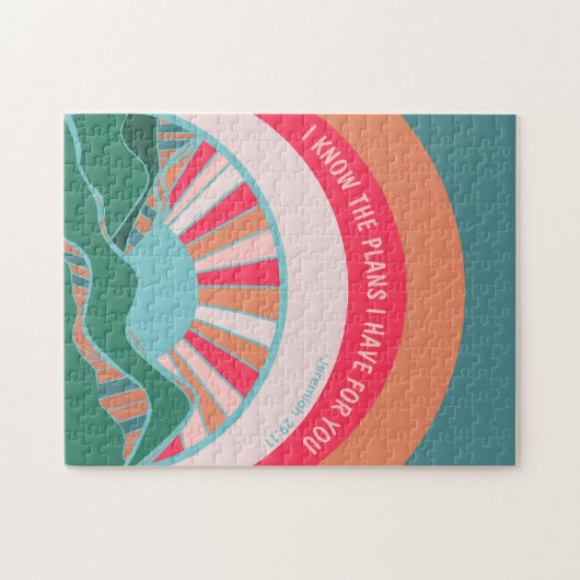 Modern Christelijk Jeremiah Inspirerend Legpuzzel (Horizontaal)