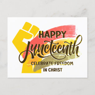 Modern Christelijke JUNETEENTH Briefkaart