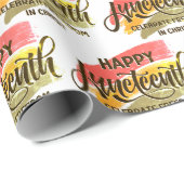 Modern Christelijke JUNETEENTH Cadeaupapier (Rol Hoek)