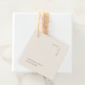 Modern Christian Baptism God Parent Bedankjes Labels (In situ)