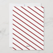 Modern Christmas Afbeelding Holiday Kaart (Achterkant)