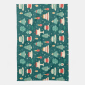 Modern Christmas Baking Aesthetic Theedoek (Verticaal)