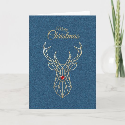 Modern Christmas Card Kaart (Voorkant)
