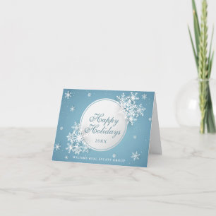 Modern Christmas Composition Corporate Greeting Feestdagen Kaart