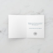 Modern Christmas Composition Corporate Greeting Feestdagen Kaart (Binnen)