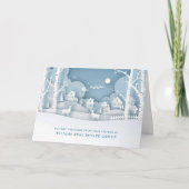 Modern Christmas Composition Corporate Greeting Feestdagen Kaart (Voorkant)