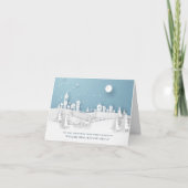 Modern Christmas Composition Corporate Greeting Feestdagen Kaart (Voorkant)