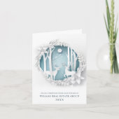 Modern Christmas Composition Corporate Greeting Feestdagen Kaart (Voorkant)