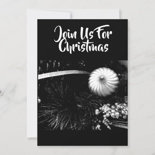 "MODERN CHRISTMAS DECOR" **CHRISTMAS INVITATIE** KAART (Voorkant)