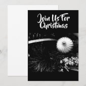 "MODERN CHRISTMAS DECOR" **CHRISTMAS INVITATIE** KAART (Voorkant / Achterkant)