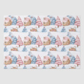 Modern Christmas Gingerbread House Schattigee past Tissuepapier (Voorkant)