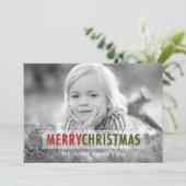 MODERN CHRISTMAS | HOLIDAIRE FOTOKAART FEESTDAGENKAART (Staand voorkant)