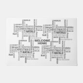 MODERN CHRISTMAS IN VERSCHILLENDE TAALWITTE DEURMAT (Voorkant)