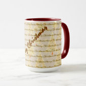 Modern Christmas Luxury Christmas Trees Mok (Voorkant rechts)