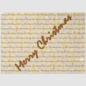 Modern Christmas Luxury Christmas Trees Tissuepapier (Voorkant)