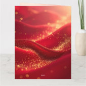 Modern Christmas & New Year Card Elegant Bedankkaart (Achterkant)