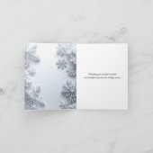 Modern Christmas & New Year Card Elegant Feestdagen Kaart (Binnen)