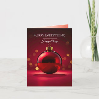 Modern Christmas & New Year Card Elegant Feestdagen Kaart