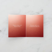 Modern Christmas & New Year Card Elegant Feestdagen Kaart (Binnen)