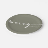 Modern Christmas Papieren Bordje (Gekanteld)