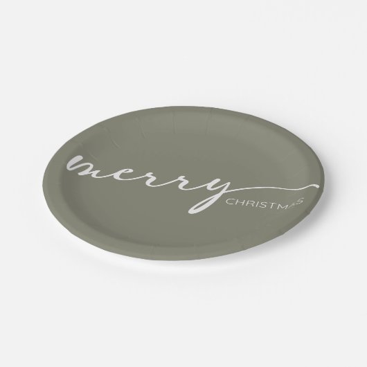 Modern Christmas Papieren Bordje (Gekanteld)