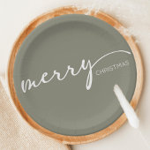 Modern Christmas Papieren Bordje