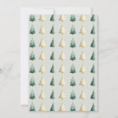 Modern Christmas Party Invitation Kaart (Achterkant)