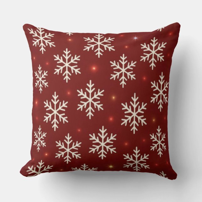 Modern Christmas Pattern Pillow - Abstracte vakant Kussen (Voorkant)