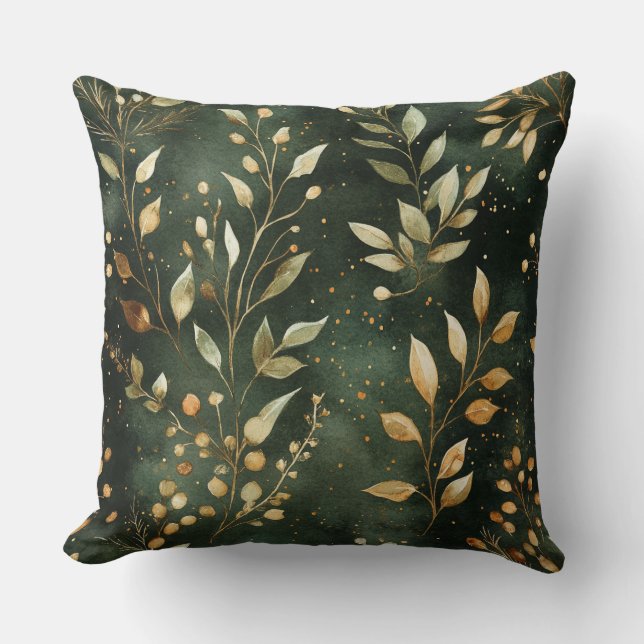 Modern Christmas Pattern Pillow - Abstracte vakant Kussen (Voorkant)