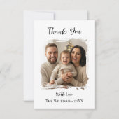 Modern Christmas Photo Card Template, Minimal Kaart (Voorkant)