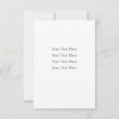 Modern Christmas Photo Card Template, Minimal Kaart (Achterkant)