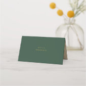 Modern Christmas Place Card | Holiday Luxe Collect Plaatskaartje (Achterkant)