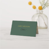 Modern Christmas Place Card | Holiday Luxe Collect Plaatskaartje (Voorkant)