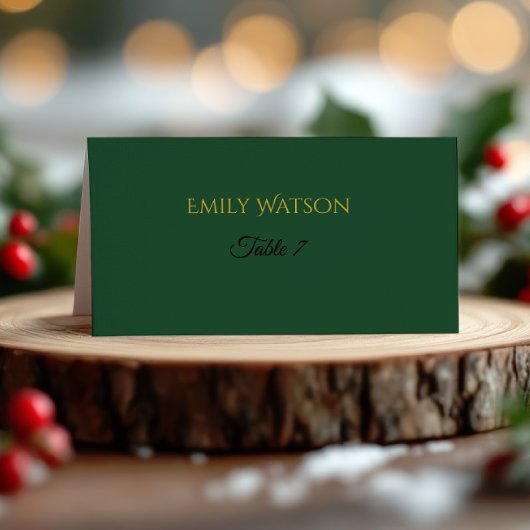 Modern Christmas Place Card | Holiday Luxe Collect Plaatskaartje