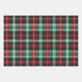 Modern Christmas Plaids Trio Inpakpapier Vel (Voorkant 2)
