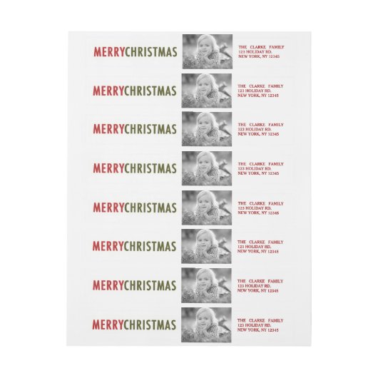 MODERN CHRISTMAS | RED HOLIDAY FOTO (Vel)