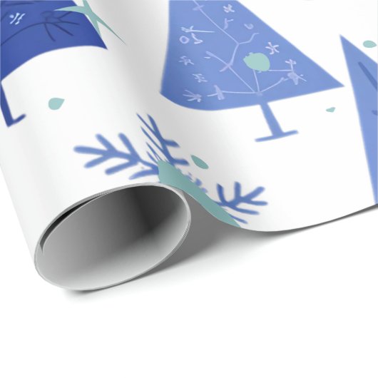 Modern Christmas tree Cadeaupapier (Rol Hoek)