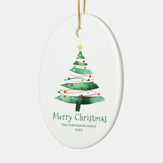 MODERN  CHRISTMAS TREE KERAMISCH ORNAMENT (Links)