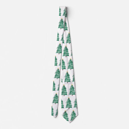 Modern Christmas Tree Neck Ties Stropdas (Achterkant)