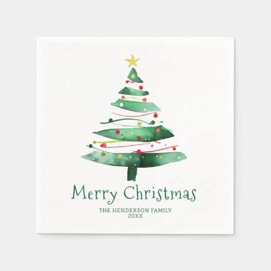 MODERN  CHRISTMAS TREE SERVET (Voorkant)